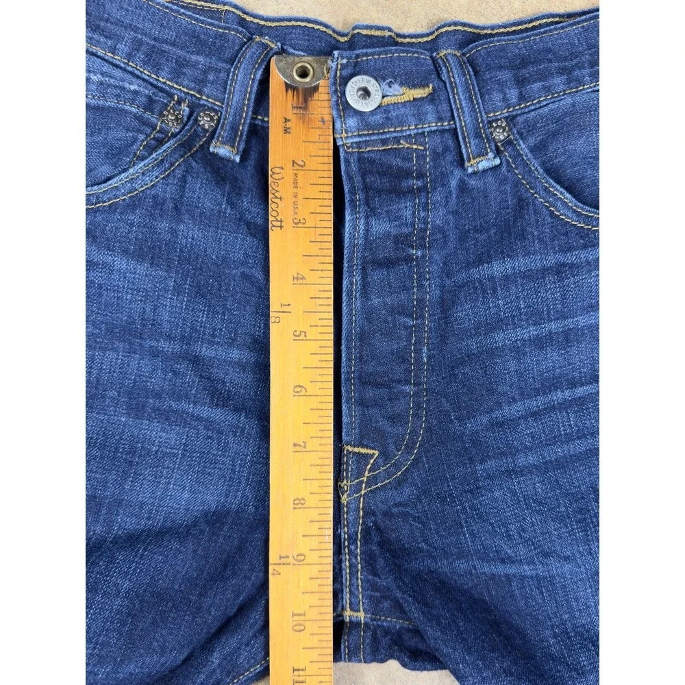Levi's 501‎ Button Fly Jeans Mens 29x29.5 Blue Straight Fit Classic Denim